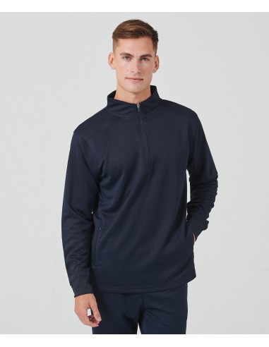F-LV874-Adults 1/4 Zip Tracksuit Top